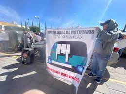Congreso turna a comisiones petición de mototaxistas de Papalotla