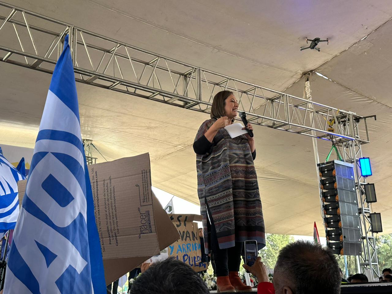 Xóchitl Gálvez agradeció el apoyo de los tlaxcaltecas tras su visita