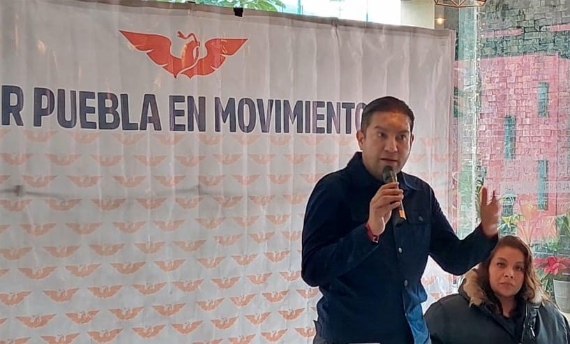Lalo Covián, precandidato de Movimiento Ciudadano, aboga por la alternancia en San Andrés Cholula