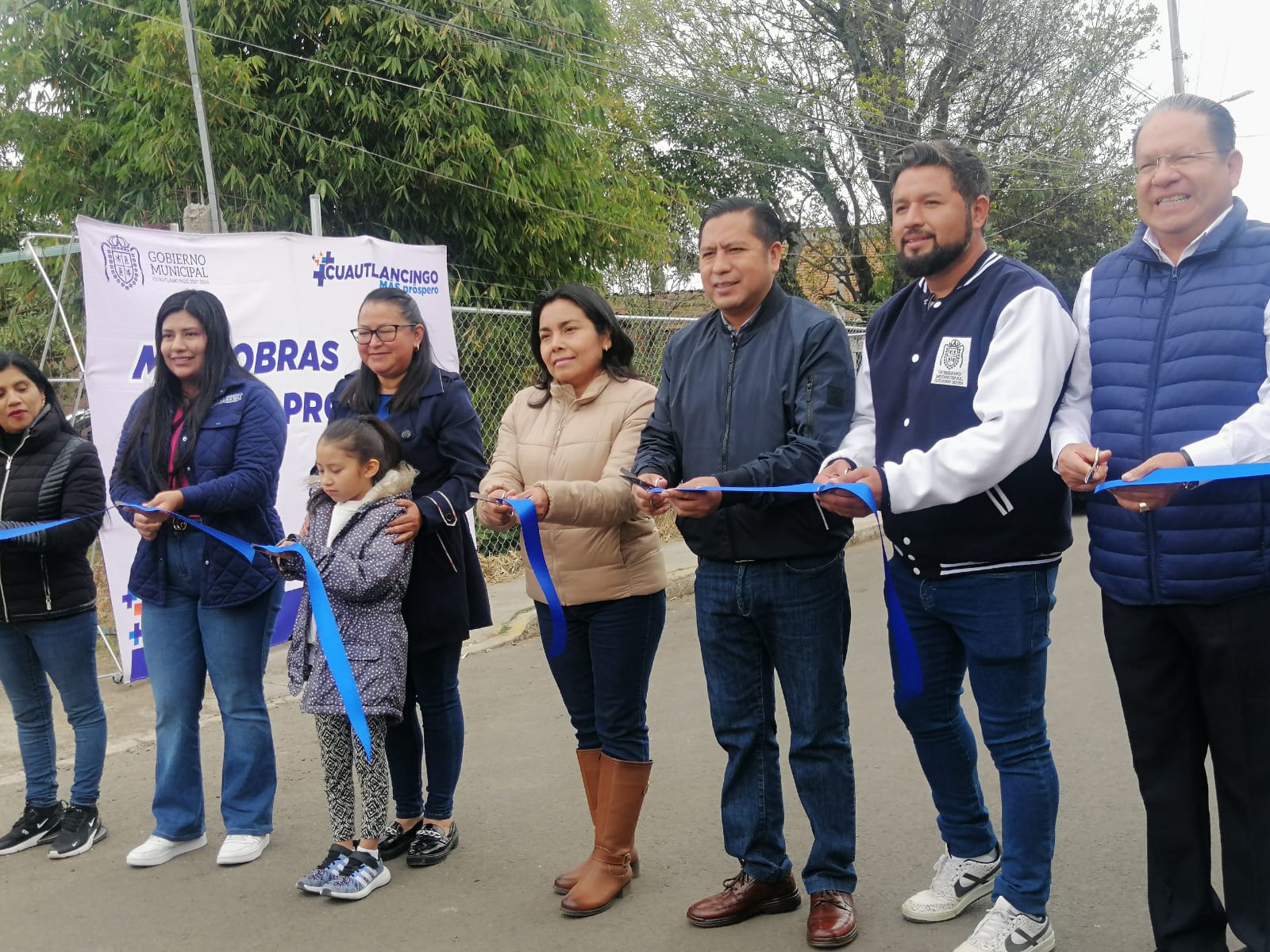 Rehabilitación de calle Morelos refuerza infraestructura urbana en Cuautlancingo