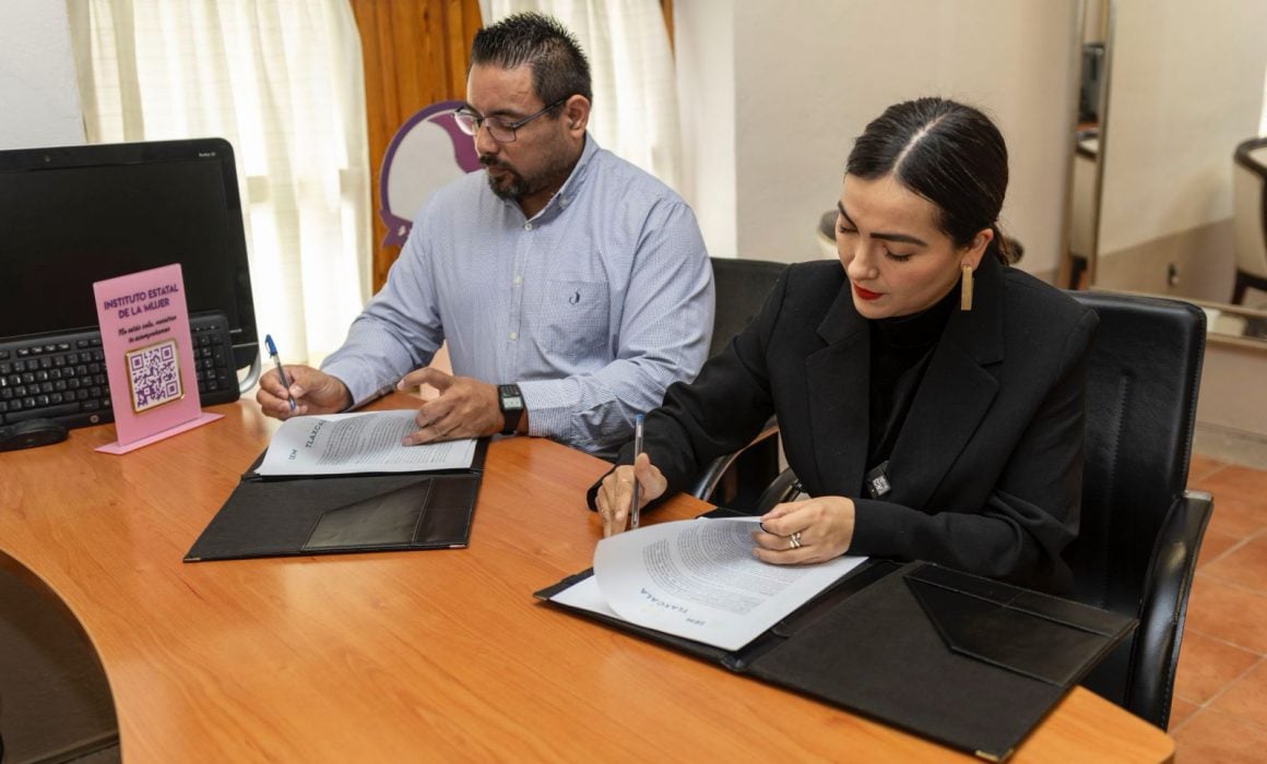 Firmó Instituto Estatal de la Mujer convenio de colaboración con registro civil
