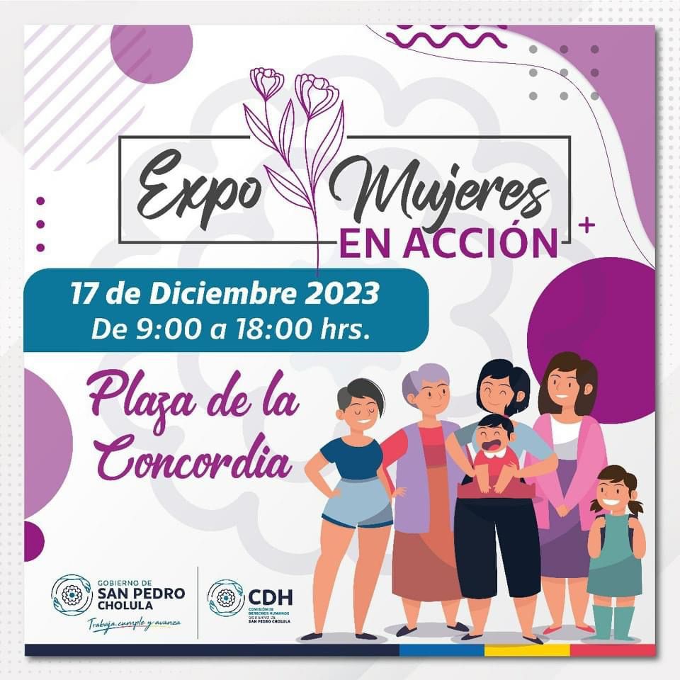 Por: Cortesía Lula Pineda “Expo Mujeres en Acción” apoyará a las cholultecas en 2024