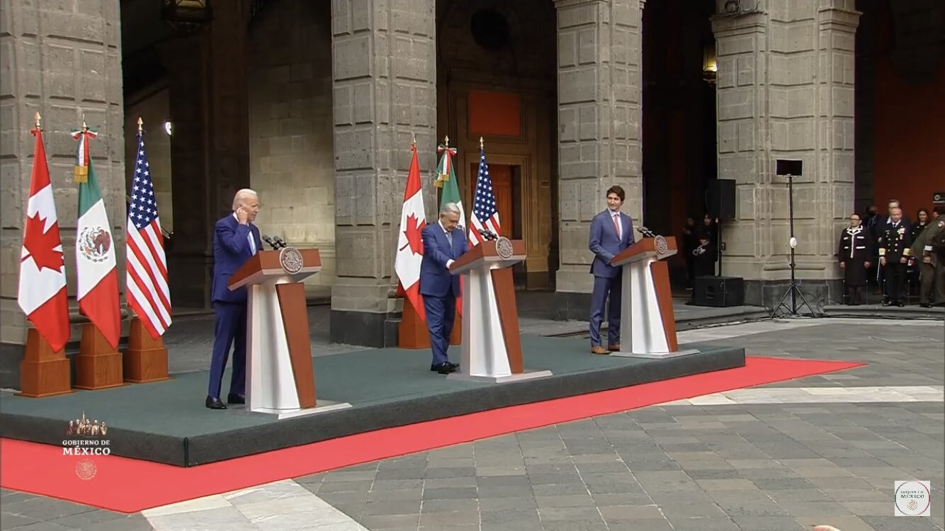 Por: Cortesía Presidentes de México, EU y Canadá emiten mensaje a los medios al finalizar Cumbre de Líderes de América del Norte