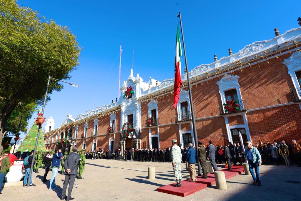 Por: Cortesía Encabezó SEGOB primera ceremonia cívica del año 2023