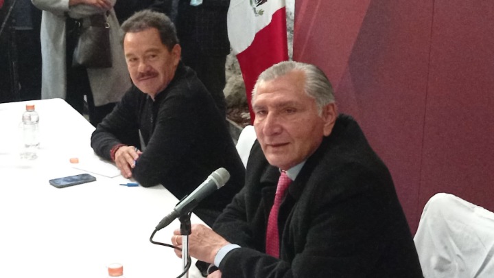 Gobierno federal reconoce a Sergio Céspedes como gobernador de Puebla: Adán Augusto