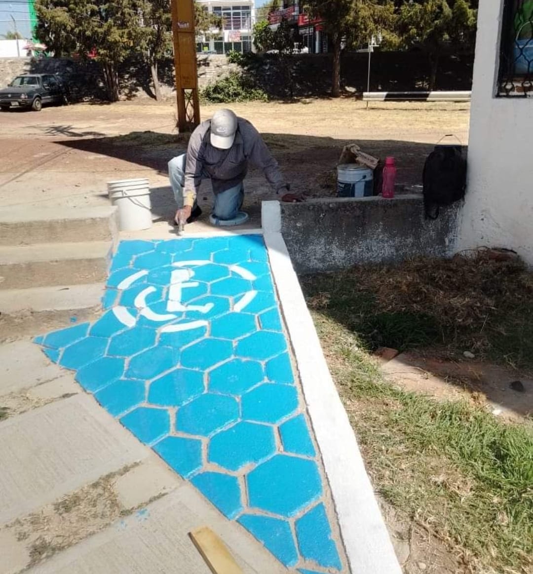 Por: Cortesía Lula Pineda Rehabilitan y embellecen espacios públicos en San Pedro Cholula