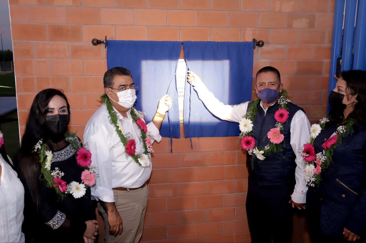 Inauguran Unidad Deportiva de San Rafael Comac