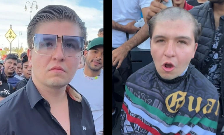 Por: Cortesía Fofo Márquez se doblega ante reto de HotSpanish y termina rapado por una camioneta (Vídeo)