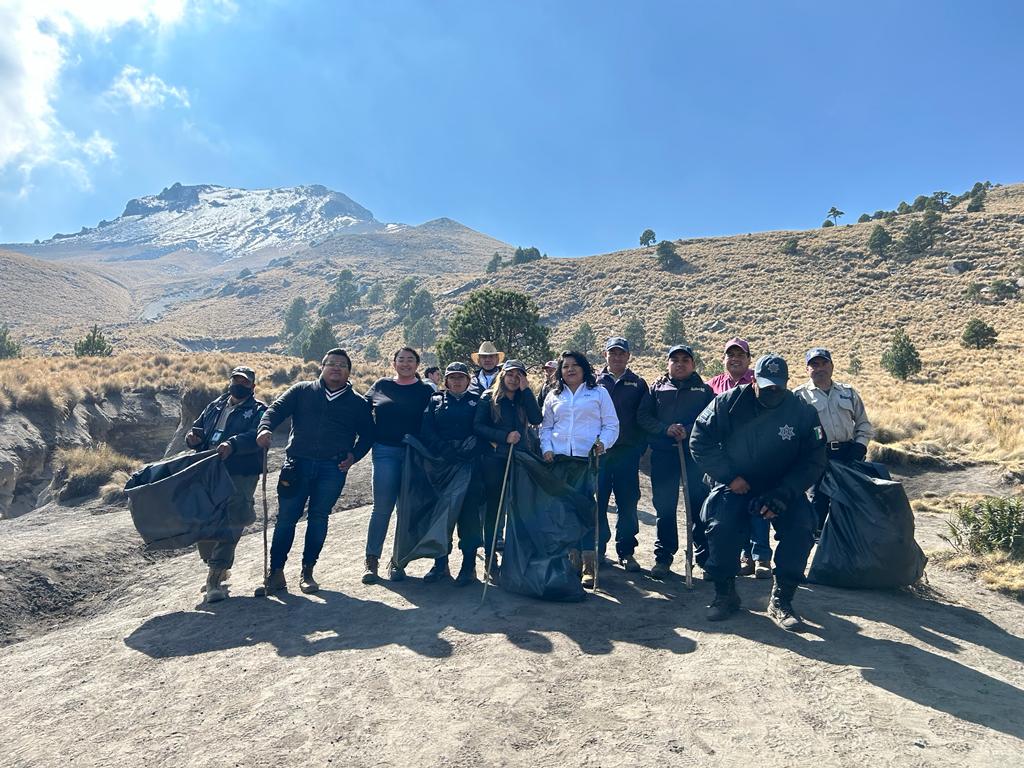 Recolecta SMA 3.5 toneladas de basura en el Parque Nacional La Malinche