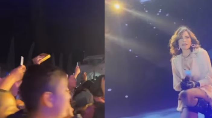 Gloria Trevi lloró durante un concierto tras una nueva denuncia por corrupción de menores (Vídeo)