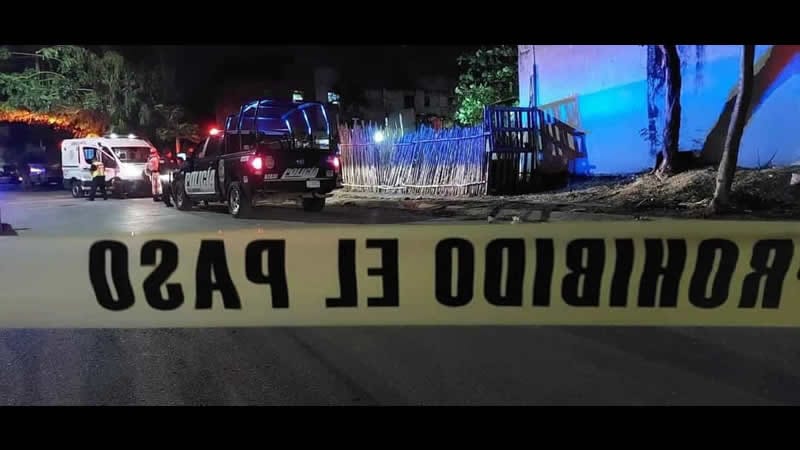 Asesinan a sujeto, a su esposa y a sus dos hijas durante masacre registrada en Playa del Carmen
