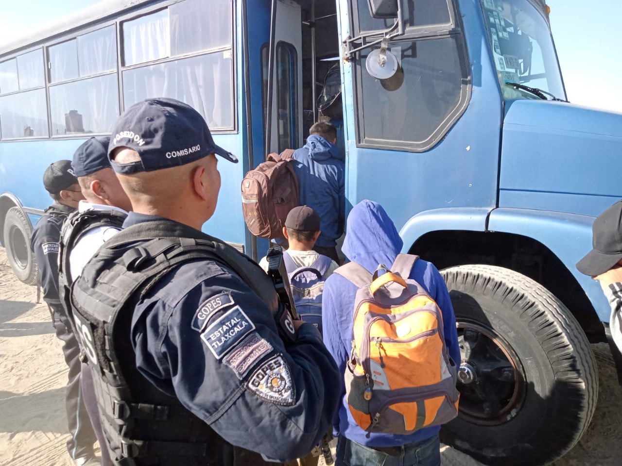 Localiza y rescata SSC a 233 extranjeros en Ixtenco