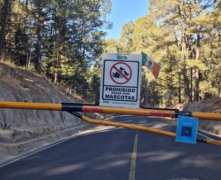 Prohíben acceso de mascotas a la Malinche