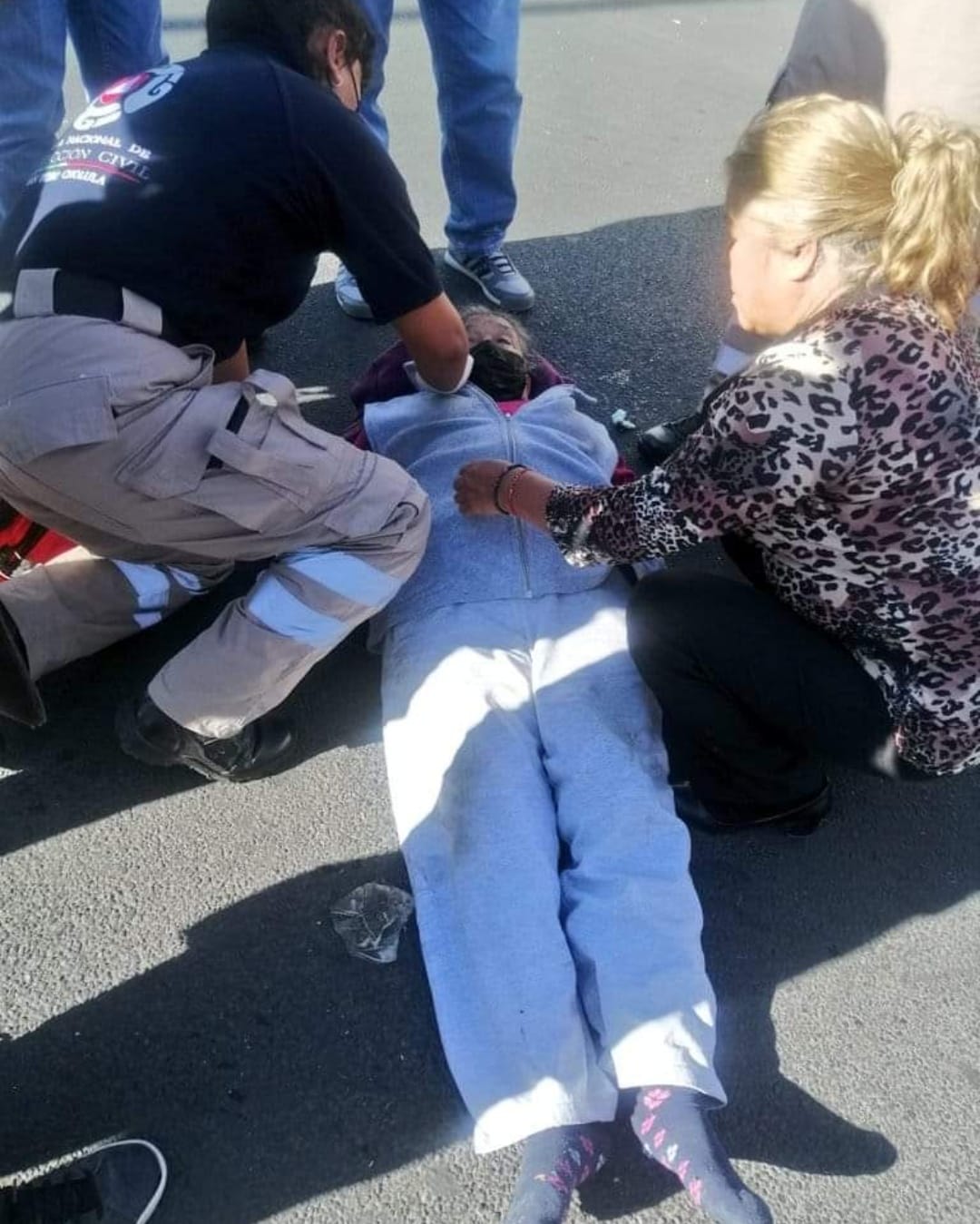Por: Cortesía Lula Pineda Abuelita es atropellada en Boulevard Forjadores