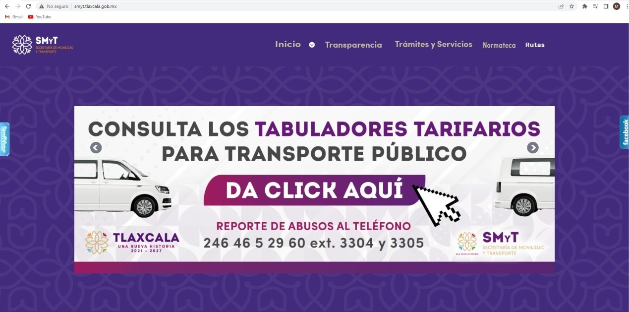 Integra SMyT tabuladores de rutas de transporte para consulta ciudadana