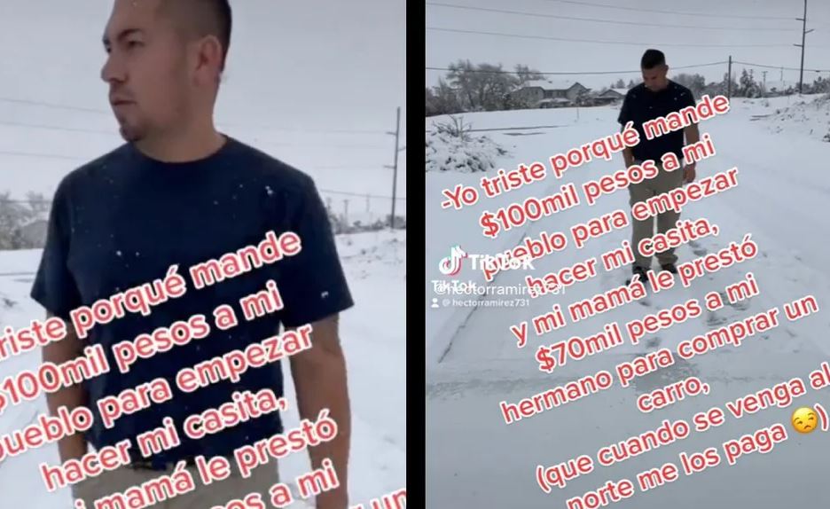Paisano se entera que su madre presto el dinero que le enviaba desde EU a su hermano (Vídeo)