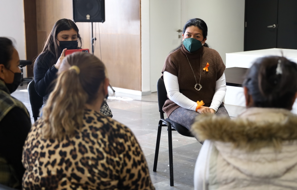 Atiende presidenta del TSJE a vecinos de Tlalcuapan