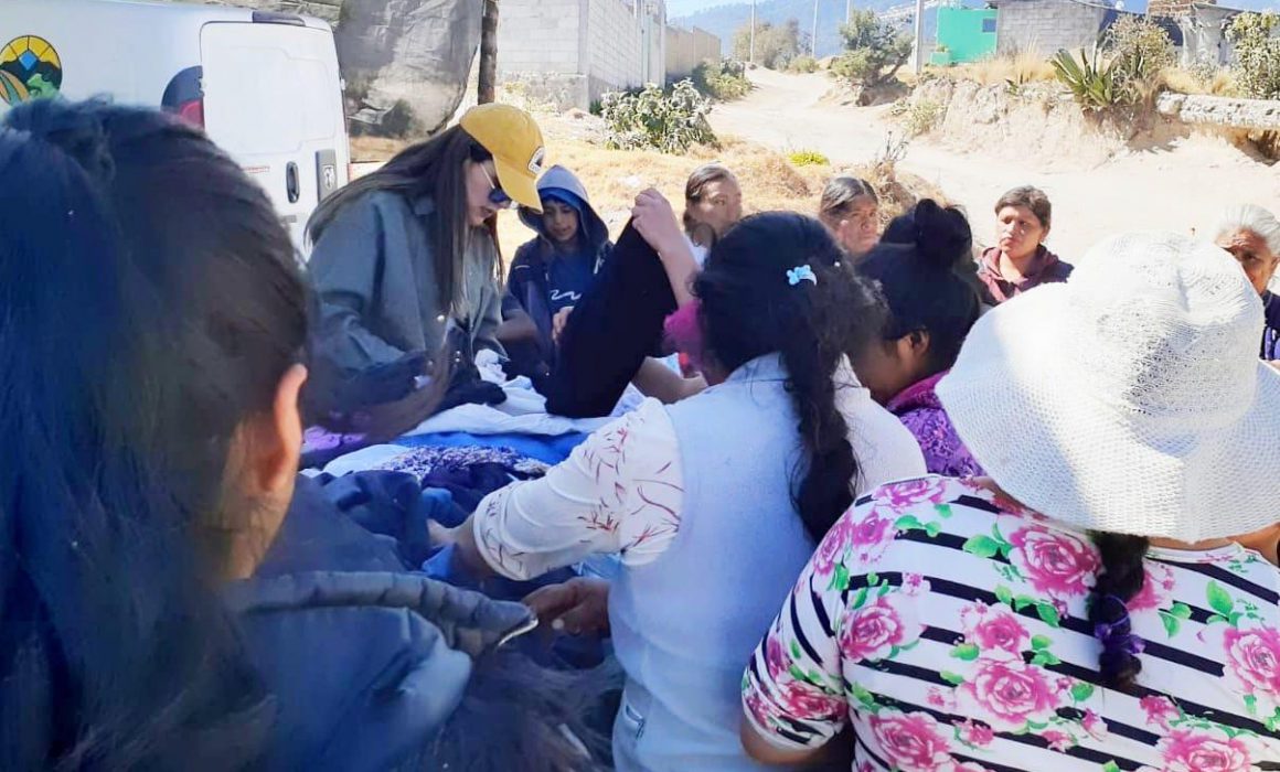 Por: Cortesía Llega campaña de donación Huamantla sin frío al pueblo de Los Pilares