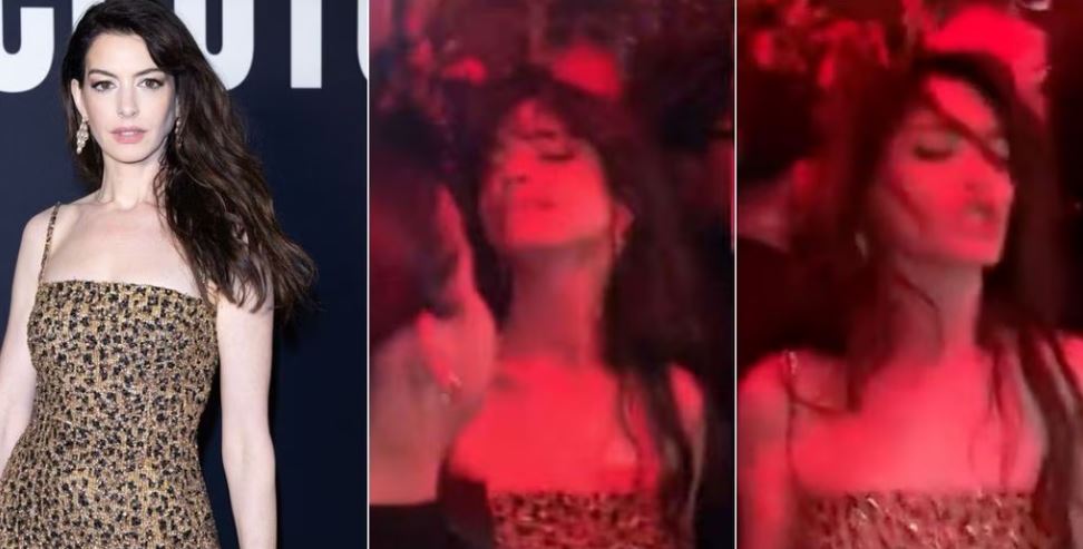 Anne Hathaway es captada bailando en una fiesta durante la Semana de Moda y se hace viral (Viral)