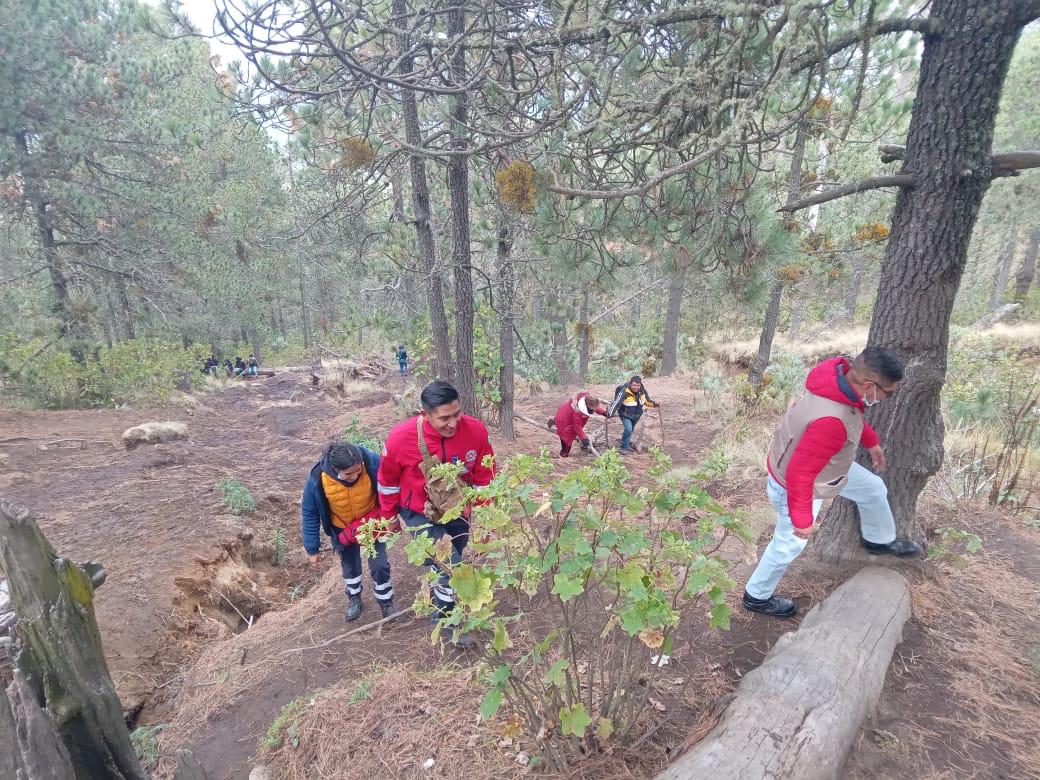 Realiza protección civil de Huamantla recorrido preventivo la Malinche