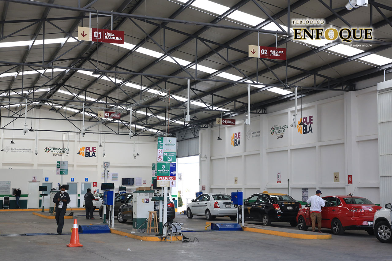 Por: Cortesía De octubre a diciembre fueron verificados en Puebla 79 mil 250 vehículos