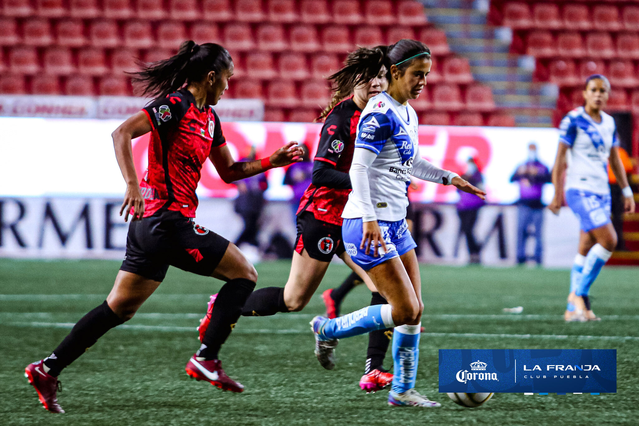 Puebla Femenil por fin anotó gol, pero se llevó otra goleada en Tijuana 