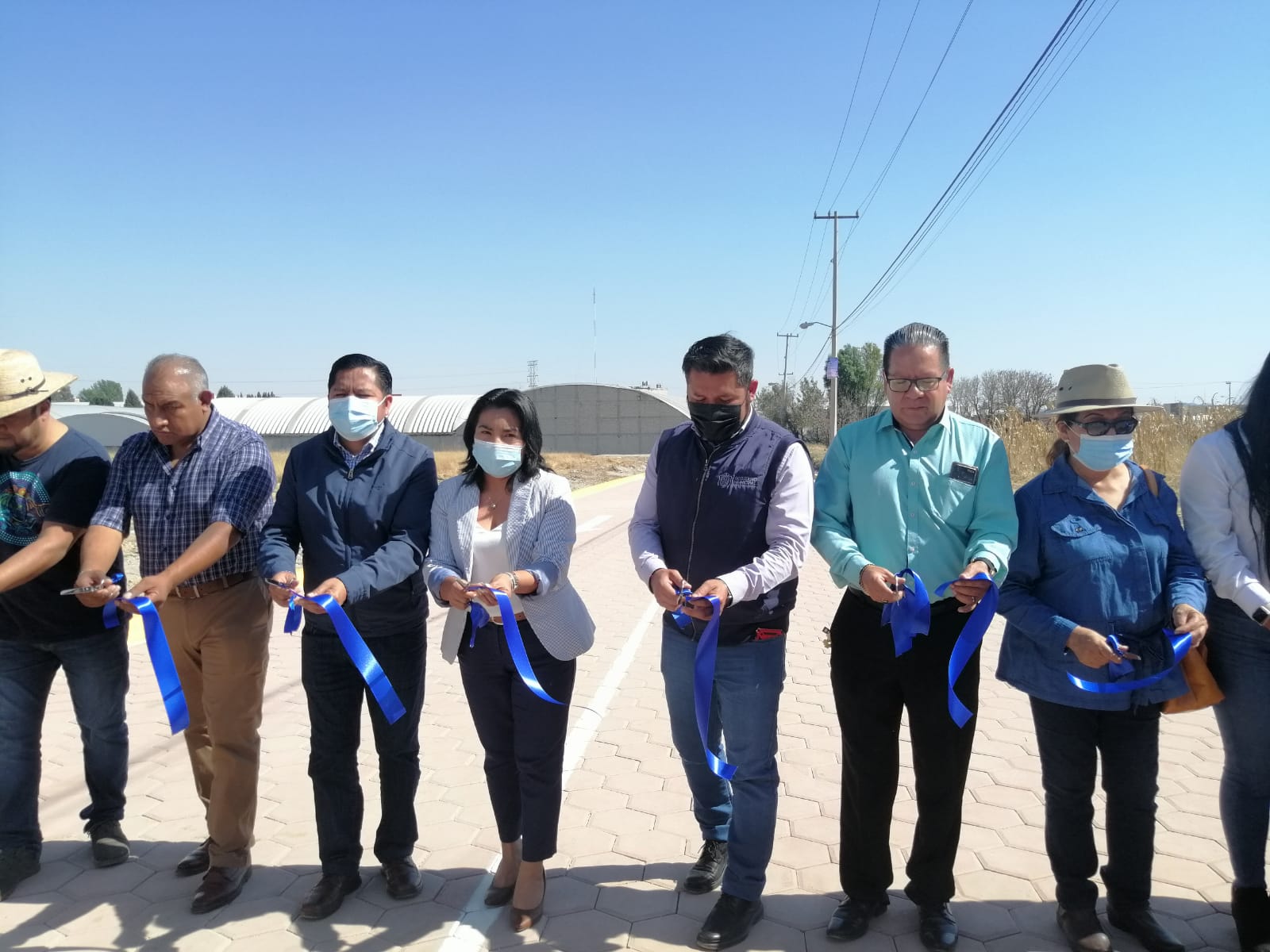 Inicia entrega Filomeno Sarmiento de 2 de las 7 calles en total pertenecientes al circuito 4 Caminos