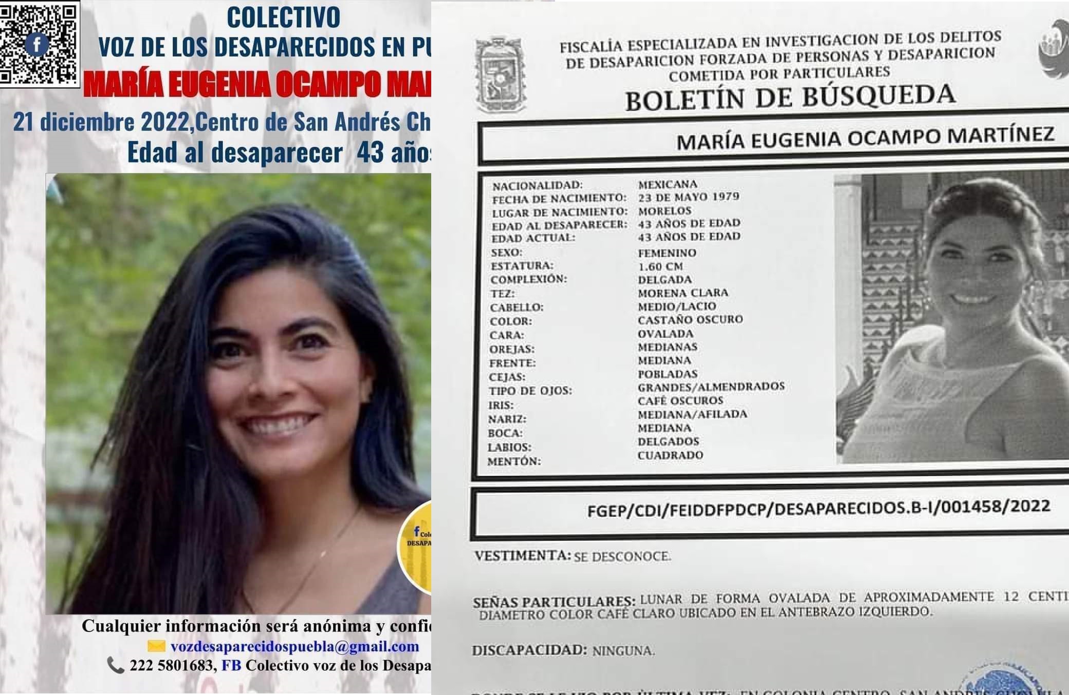 Por: Cortesía Hallan cuerpo de una mujer en la Malinche, presumen podría tratarse de María Eugenia Ocampo