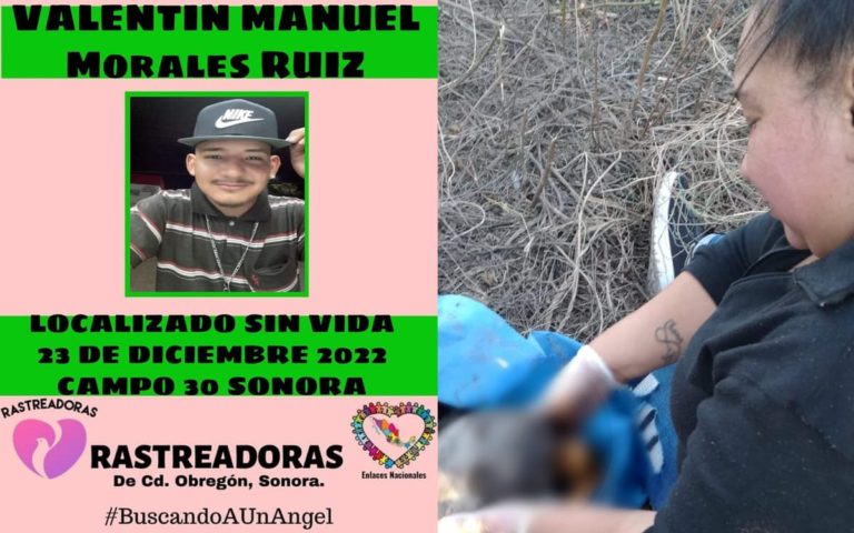 Por: Cortesía Madre buscadora encuentra a su hijo sin vida tras cuatro años desaparecido