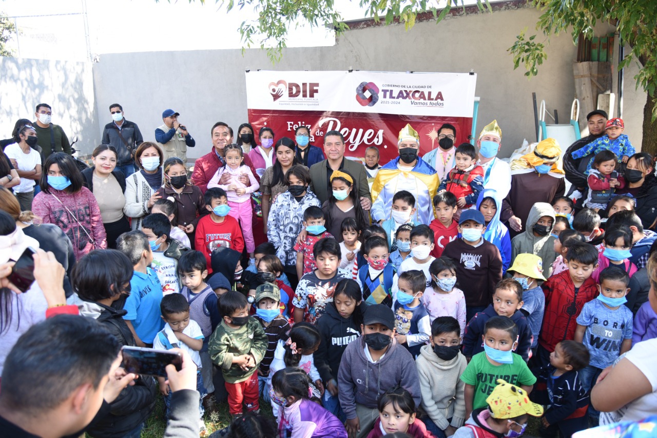 Por: Cortesía Alcalde de Tlaxcala capital continúa recorrido de entrega de obsequios en comunidades