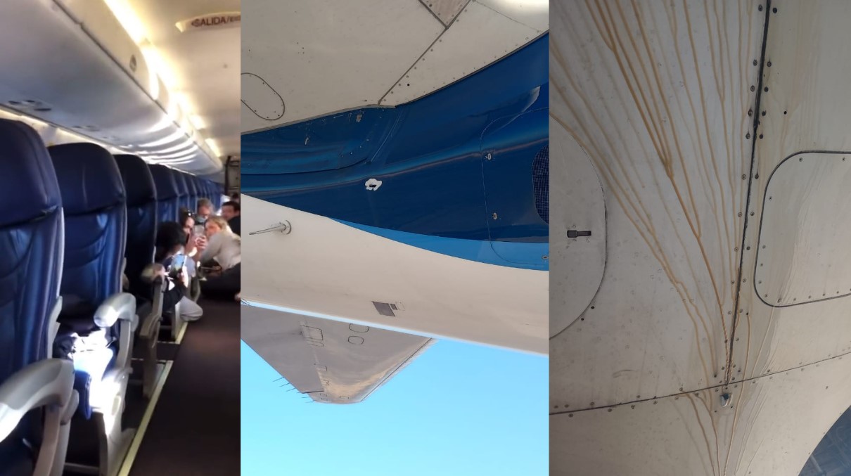 Por: Cortesía Avión de la Fuerza Aérea Mexicana además de uno comercial fueron baleados en Culiacán