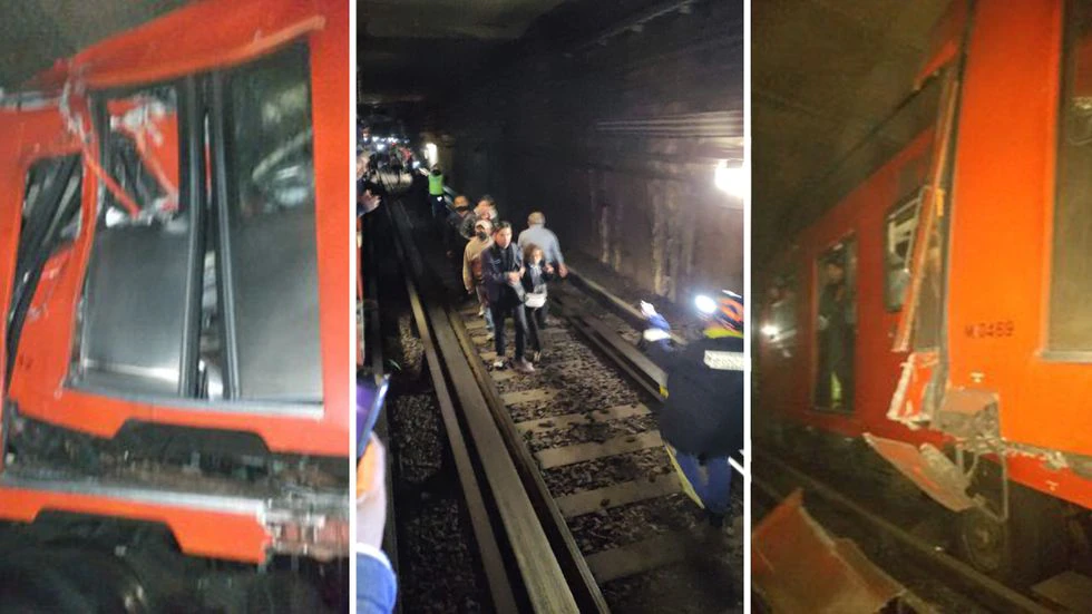 Por: Cortesía Abre fiscalía carpeta de investigación por choque de vagones en la Línea 3 del Metro