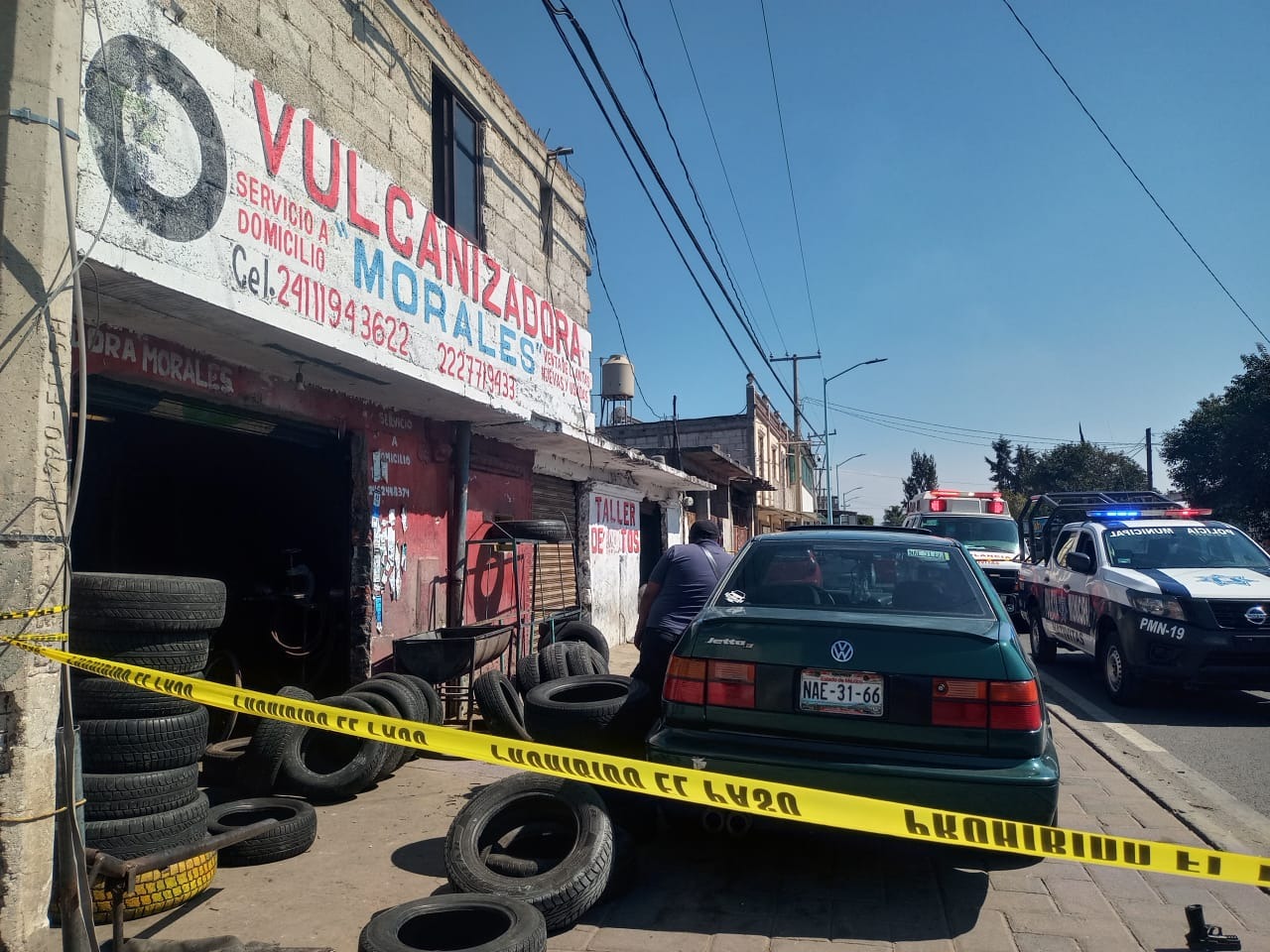 Sujetos armados detonan armas a las afueras de una vulcanizadora, en Nativitas: no hay detenidos.