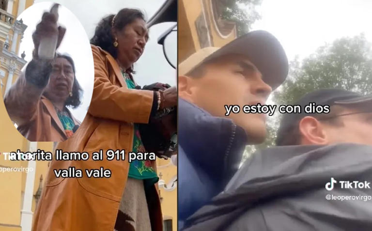 Por: Cortesía Pareja gay sufre discriminación en Cholula; mujer les roció agua bendita e intento llamar a la policía (Vídeo)
