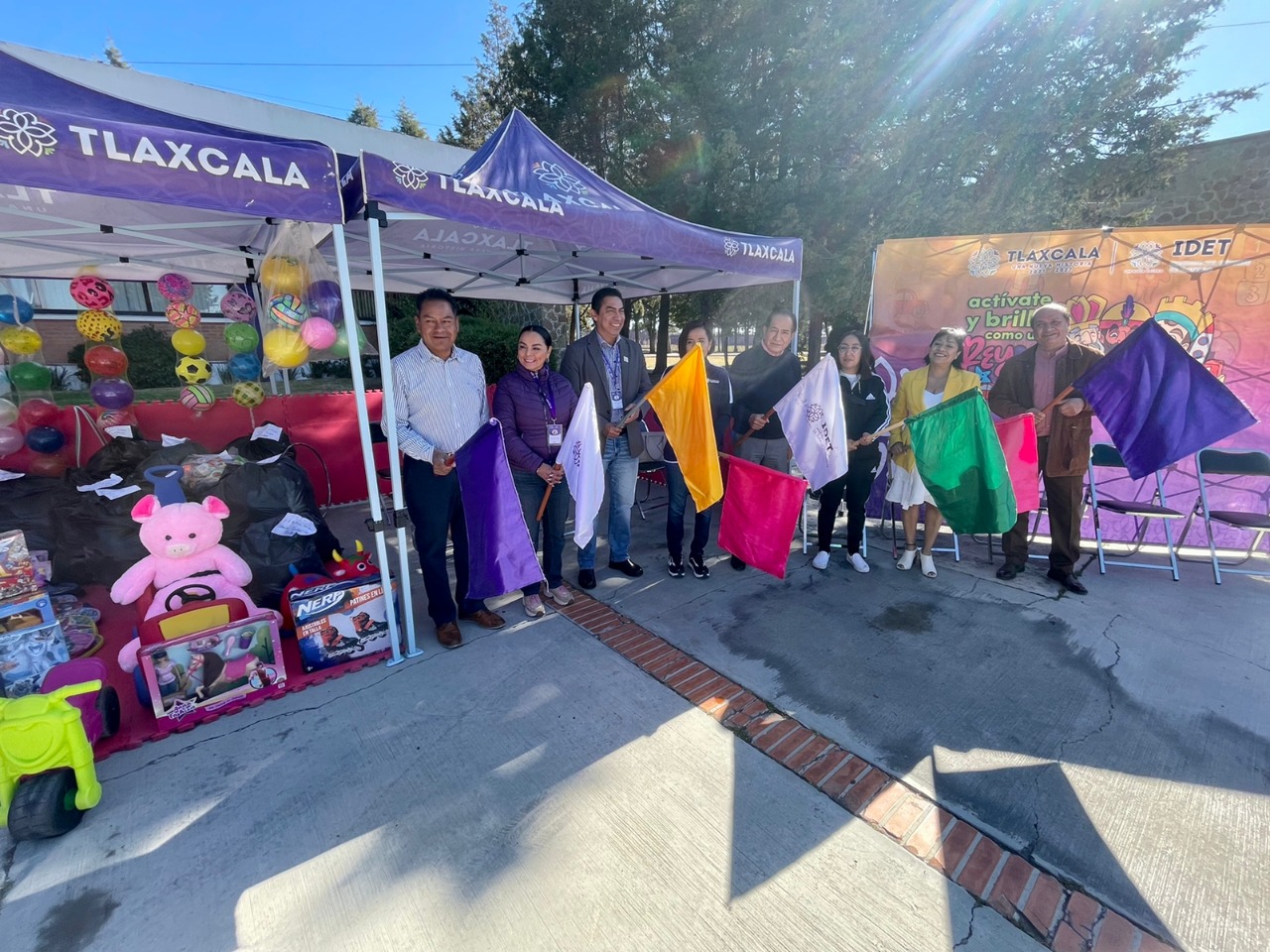 Por: Cortesía Entregó IDET juguetes a niñas y niños de comunidades vulnerables de Tlaxcala