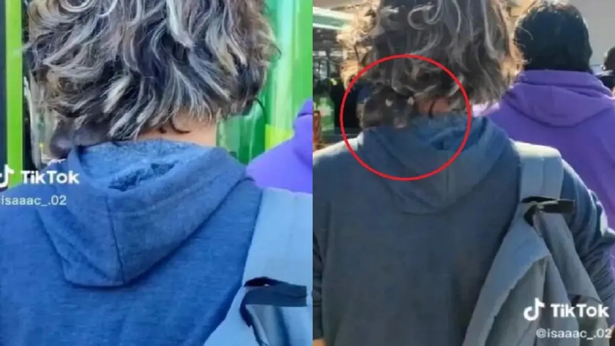 Por: Cortesía Joven sube a transporte con una rata en el hombro