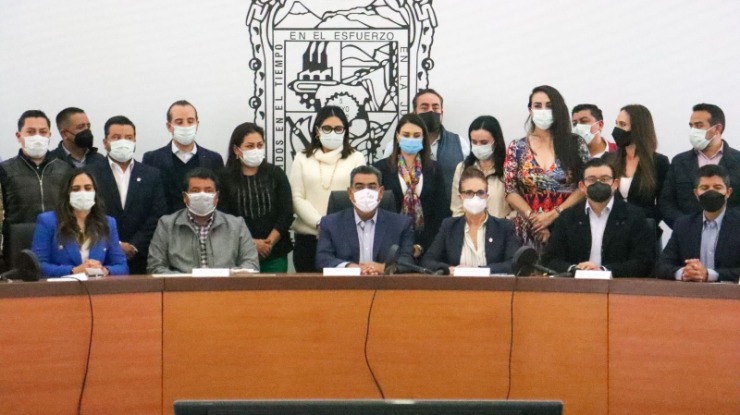 Por: Cortesía Gobernador encabeza reuniones con PSI y PAN