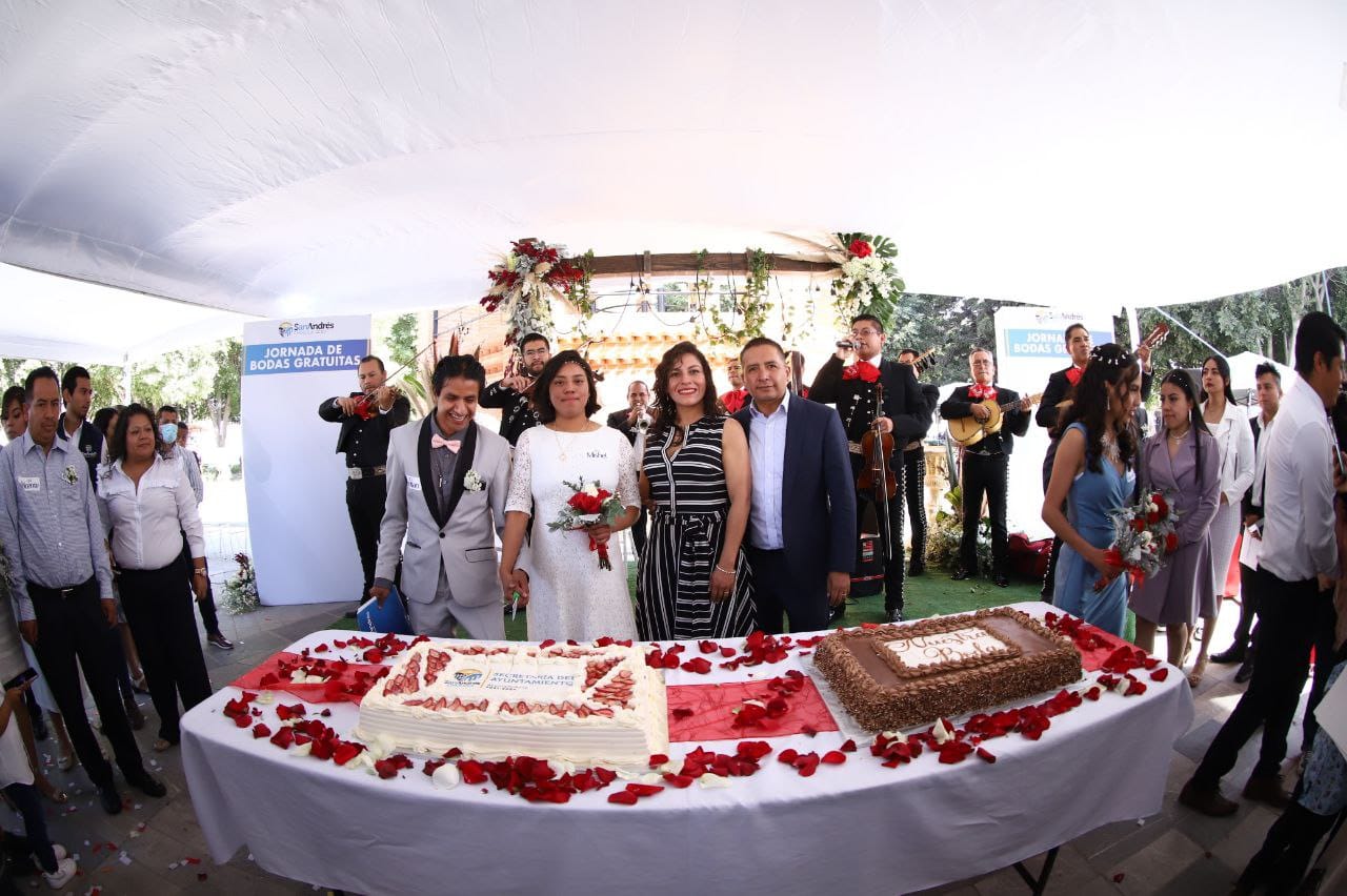 Comunicado oficial Encabezó Mundo Tlatehui segunda jornada de bodas civiles gratuitas