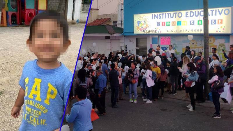 Justicia para Damián: Protestan por niño de 3 años que murió ahogado en un kínder de Chiapas