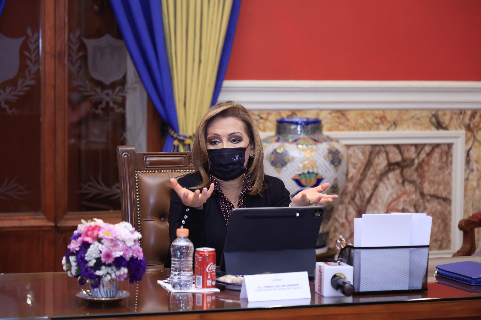 Por: Cortesía Recibe gobernadora a integrantes de la mesa directiva de la UPET