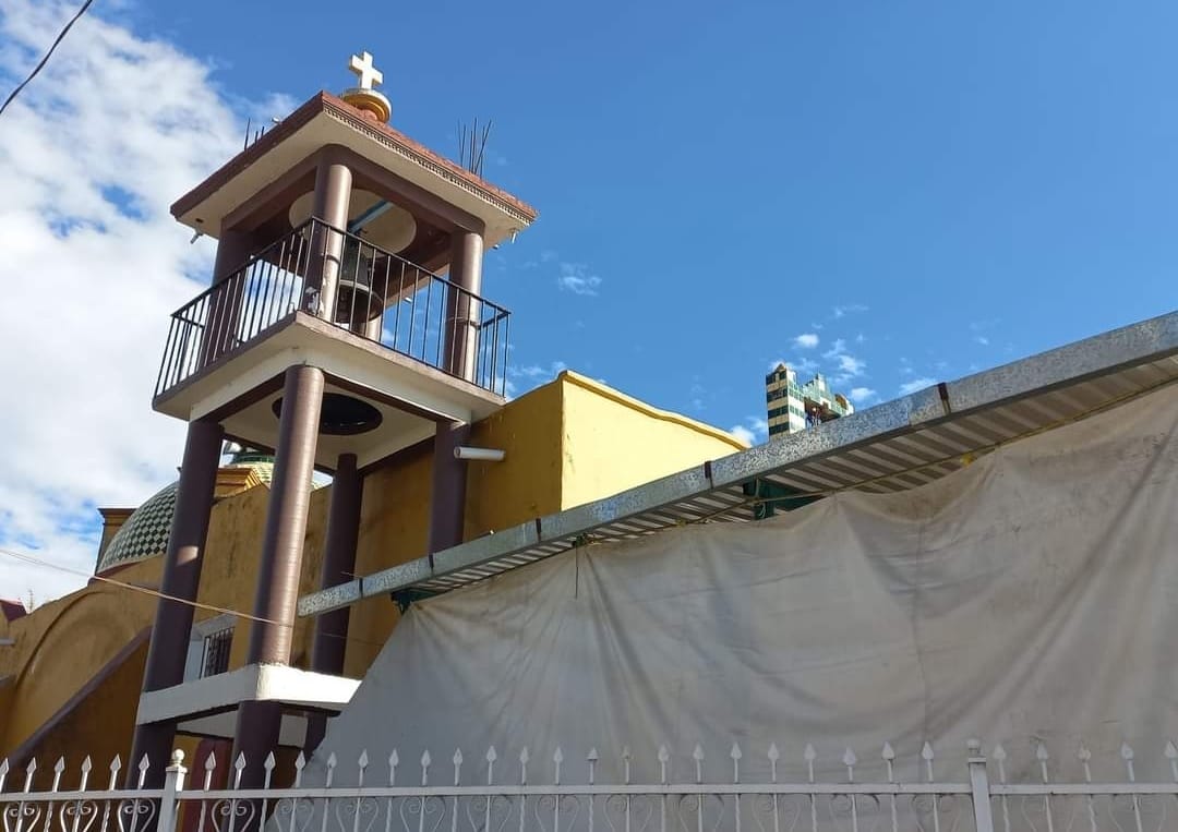 Por: Cortesía Lula Pineda Apoya Fernando Castellanos a rehabilitación del templo de San José Pueblo Nuevo