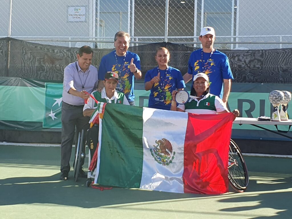 Por: Cortesía México ganó el tercer lugar en el Premundial de Para Tenis en Puebla