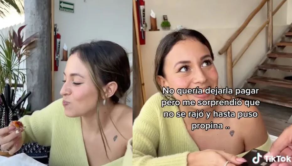 "Las mujeres también facturan": Novio pone a prueba la reacción de su novia y le pide pagar la cuenta (Vídeo)