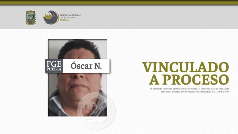Por: Cortesía Óscar N. es enviado a prisión por agredir sexualmente a su sobrina de 10 años en Tehuacán