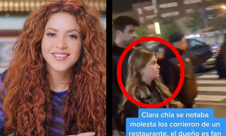 Por: Cortesía Esto sabemos del video viral de Clara Chía donde es sacada de un restaurante porque dueño es fan de Shakira (Vídeo)