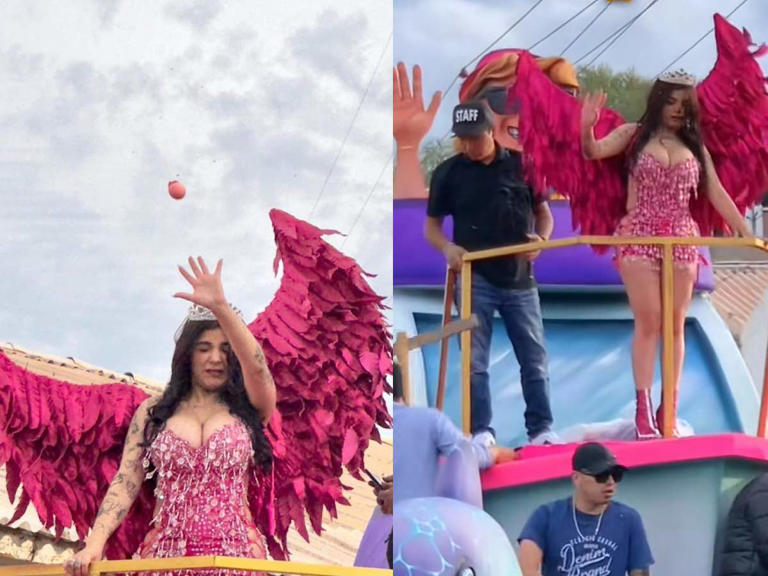 Por: Cortesía A huevazos reciben a Karely Ruiz en Carnaval de Guaymas (Vídeo)