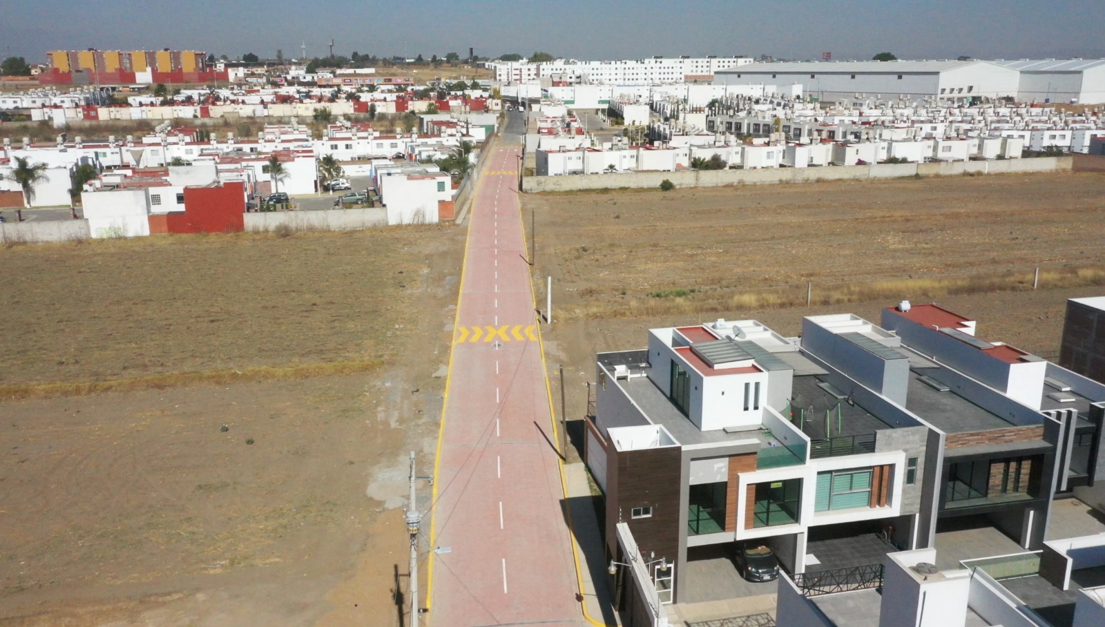 Comunicado oficial Inaugura Filomeno Sarmiento pavimentación de calle San Juan Bautista