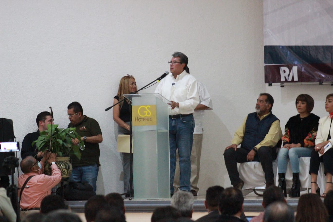 Ovacionan en Tlaxcala a Monreal para la presidencia de la República