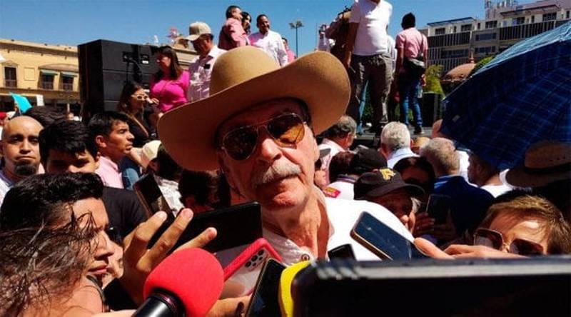 Por: Cortesía Vicente Fox evita hablar sobre culpabilidad de García Luna