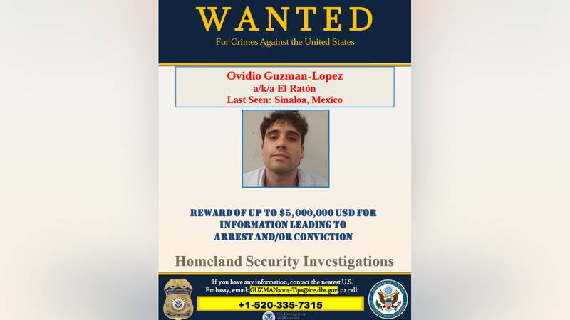 Por: Cortesía Extradición de Ovidio Guzmán: Estados Unidos hace petición formal a México
